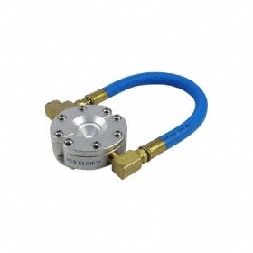 Ring Blade air wipes: 7/8 in Throat Dia, 2 3/4 in Overall Ring Dia, 2 Air Inlets, Aluminum