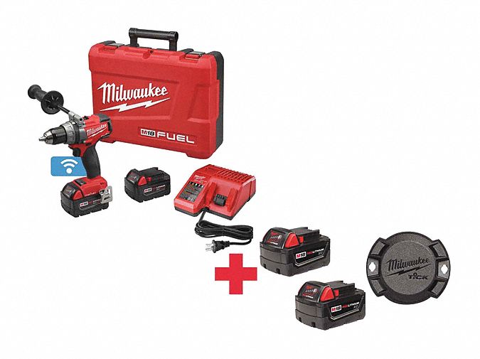 MILWAUKEE Cordless Drill/Driver Kit, 1/2" Chuck Size 299V43270522