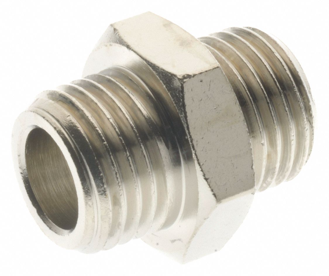 Pipe Nipple, Male 1/2 BSPP, PK3