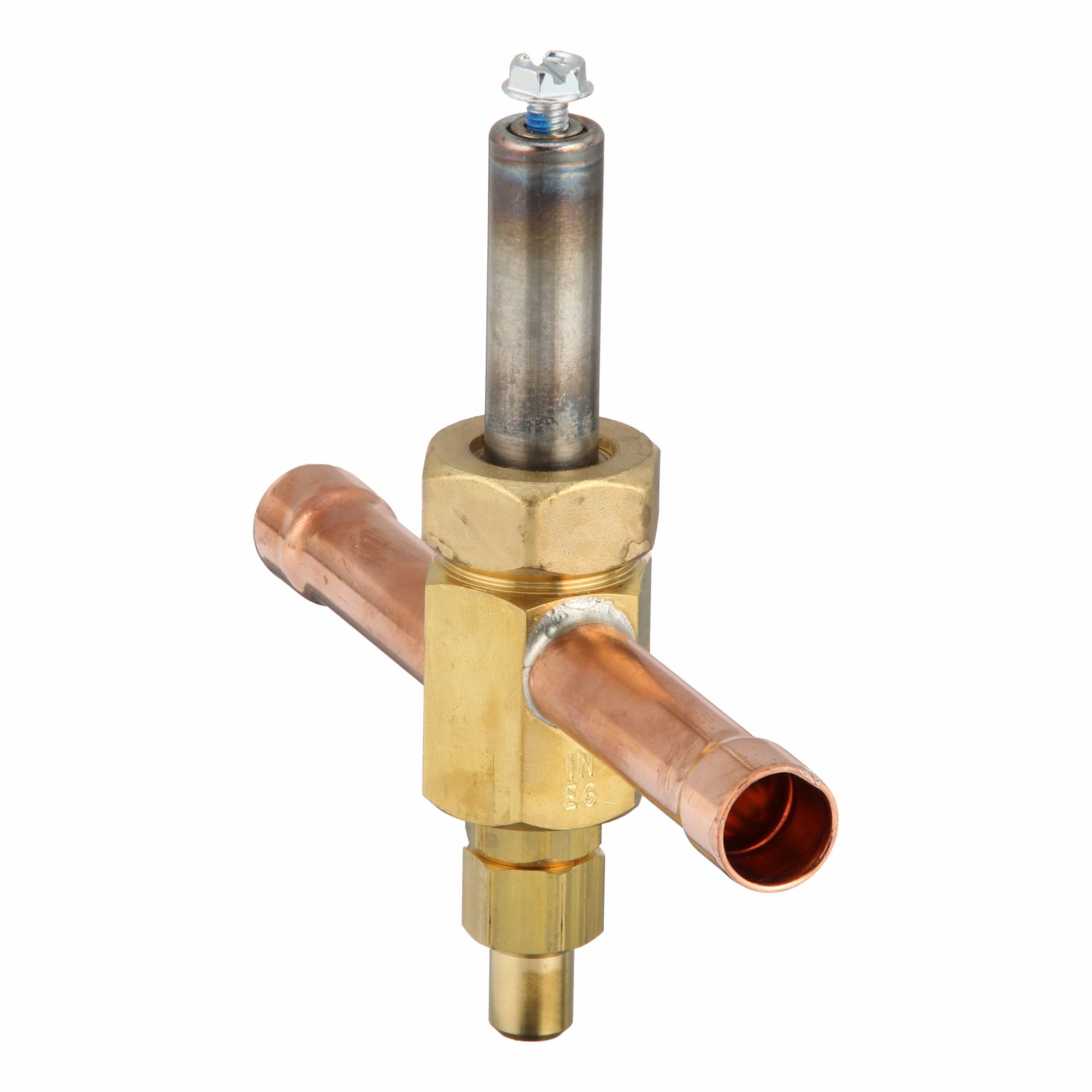 Refrigerant Solenoid Valve: 1/2 in Female Sweat, 0.2 in Port Size, Normally Closed, 2-Way