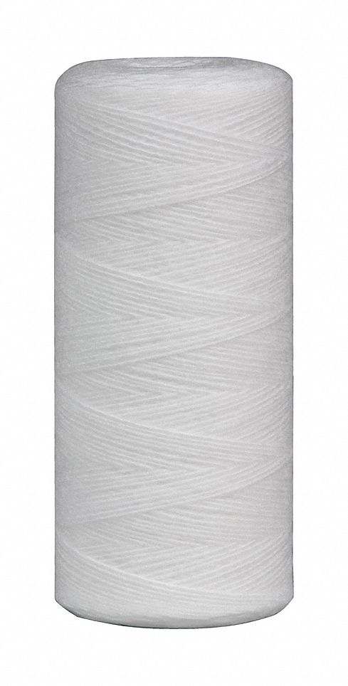 Water Filter Cartridge: 5 micron, 8 gpm, Polyester, 4 1/2 in Outside Dia