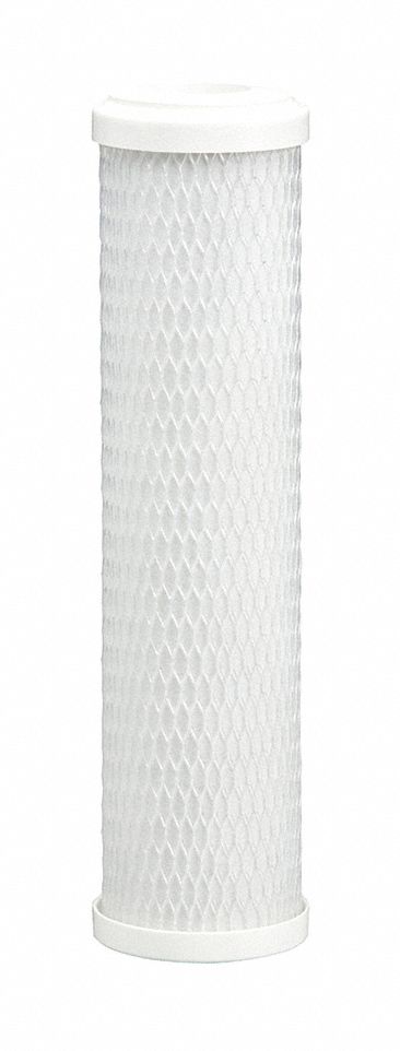Water Filter Cartridge: 0.5 micron Micron Rating, 1, 000 gal Service Life - Gallons, Carbon