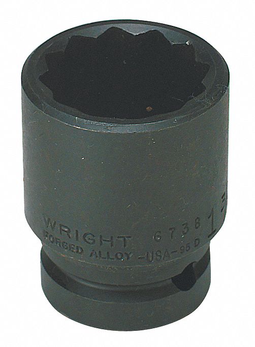 WRIGHT TOOL, 3/4 in Drive Size, 30 mm Socket Size, Impact Socket