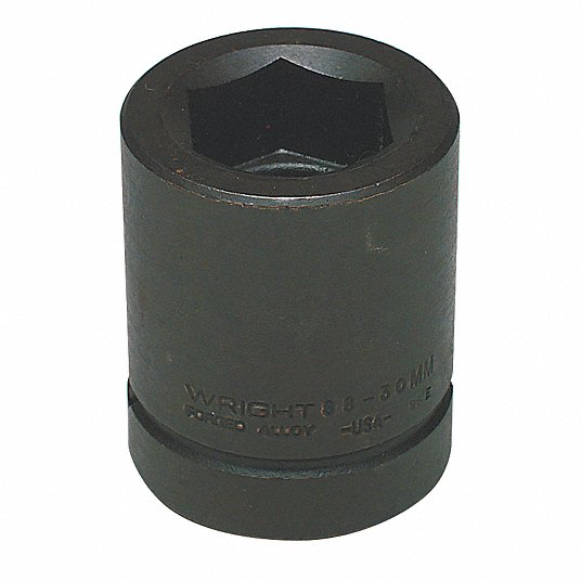 34mm 1 inch Square Drive 6 Point Impact Socket