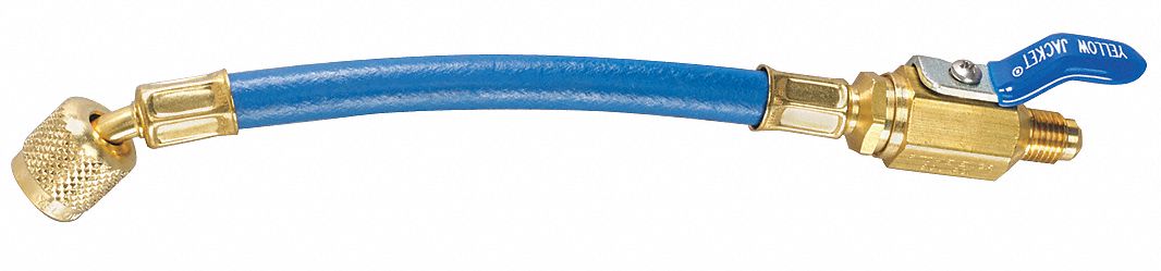 TUYAU COTE BAS,FAIBLE PERTE,9 PO,BLEU