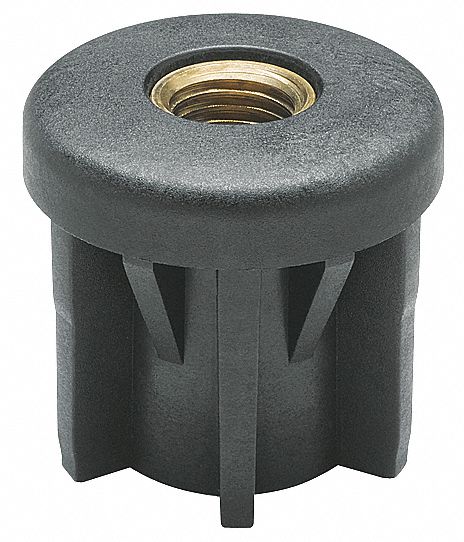 Tube End Caps 1008 lb Black