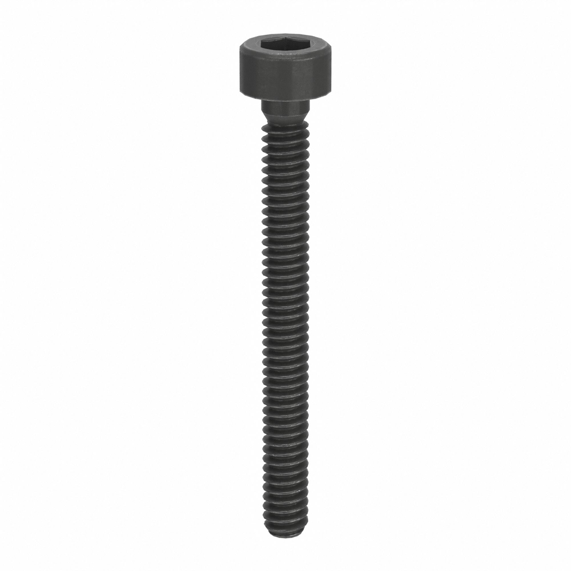 Socket Head Cap Screw: M2.5x0.45 Thread Size, 20 mm Lg, Std, Black Oxide, Alloy Steel, 100 PK