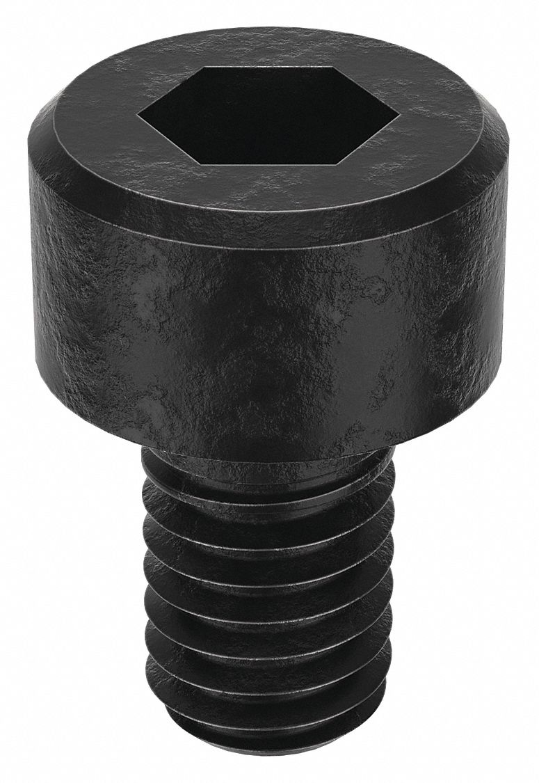 Socket Head Cap Screw: M3x0.50 Thread Size, 5 mm Lg, Std, Black Oxide, Alloy Steel, 100 PK