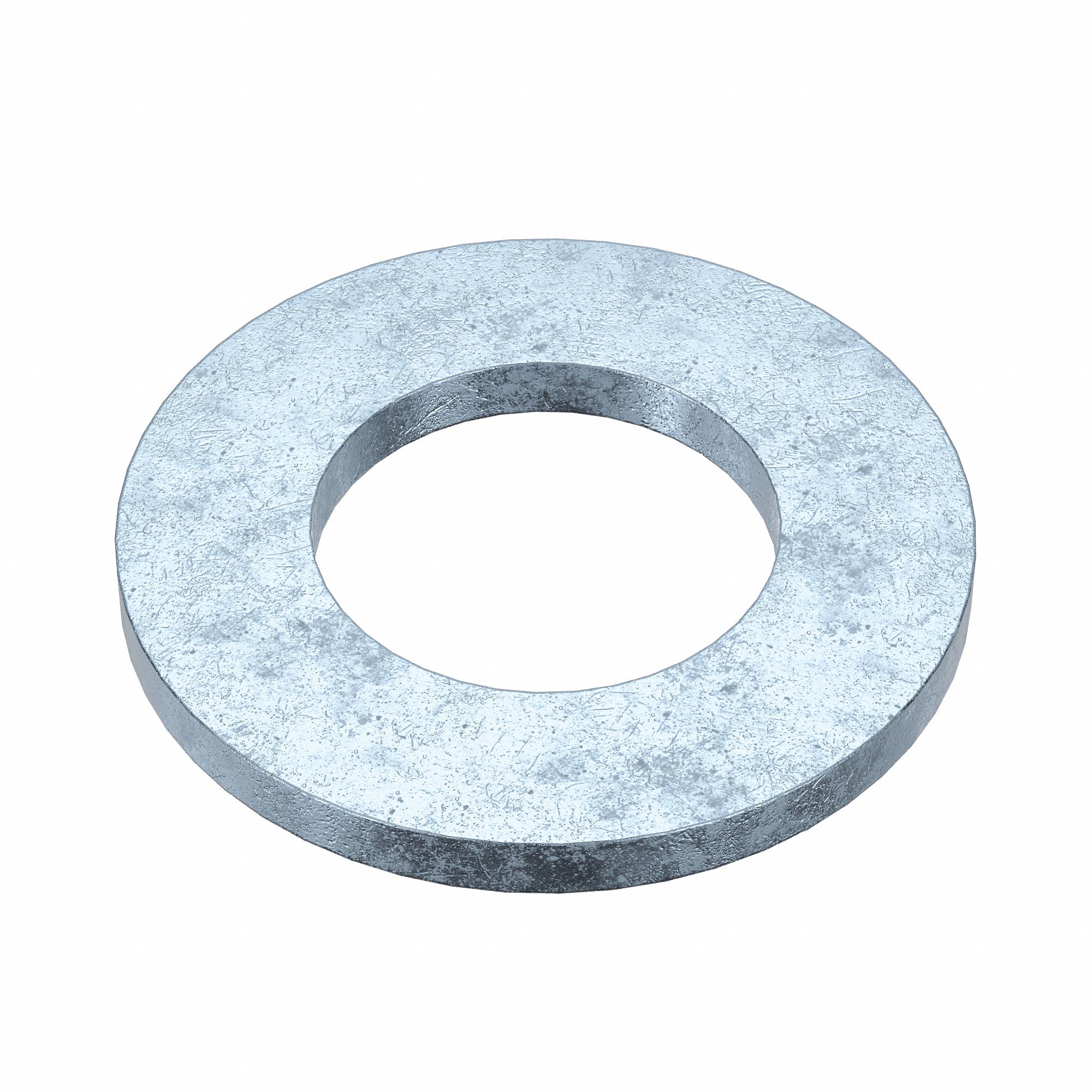Flat Washer: Zinc Plated, Steel, M58 Screw Sz, 60.74 mm In Dia, 110 mm Out Dia, 10 mm Max Thick