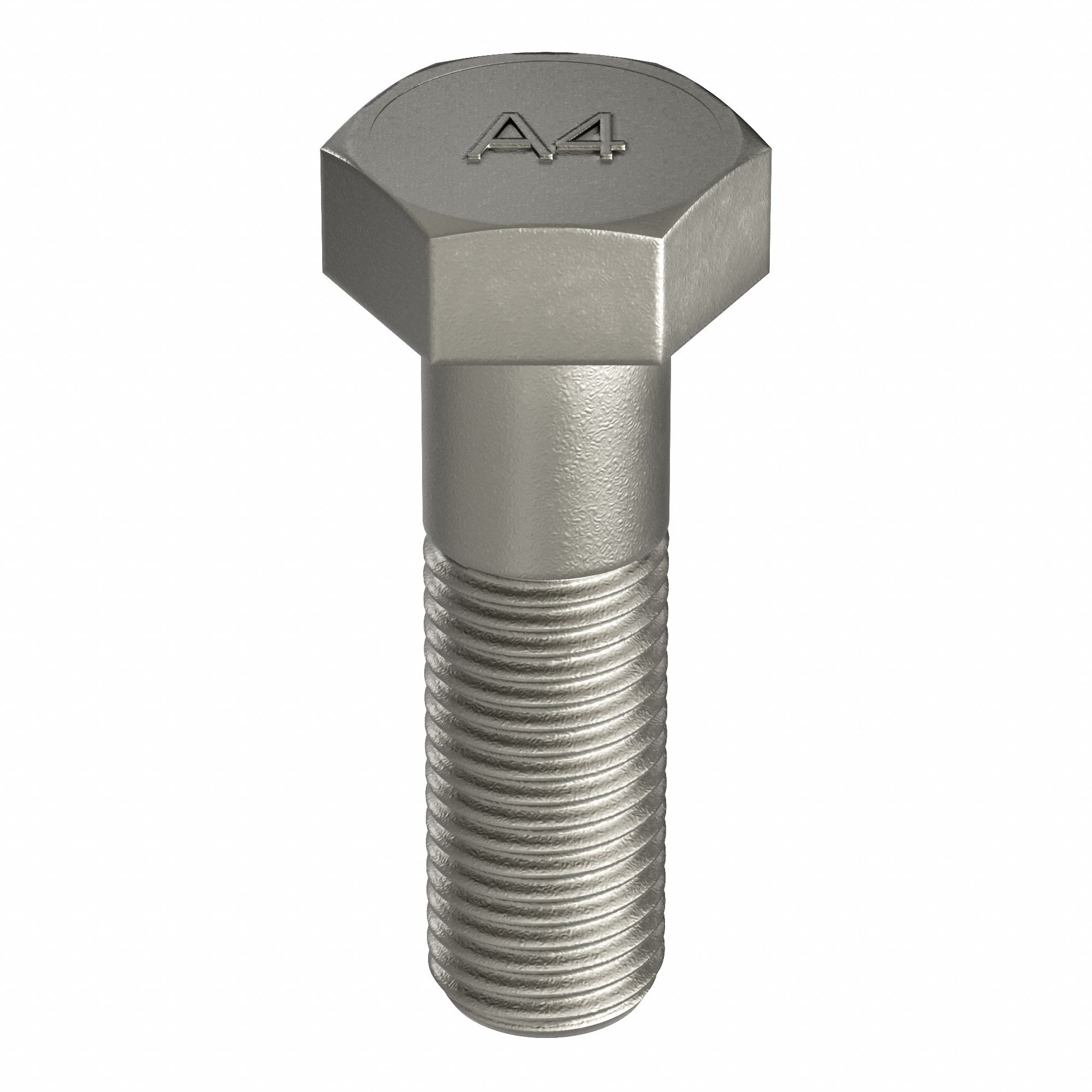 Hex Head Cap Screw: Stainless Steel, A4, Plain, M20-2.50, Coarse, 200 mm lg, Globally Sourced, 5 PK