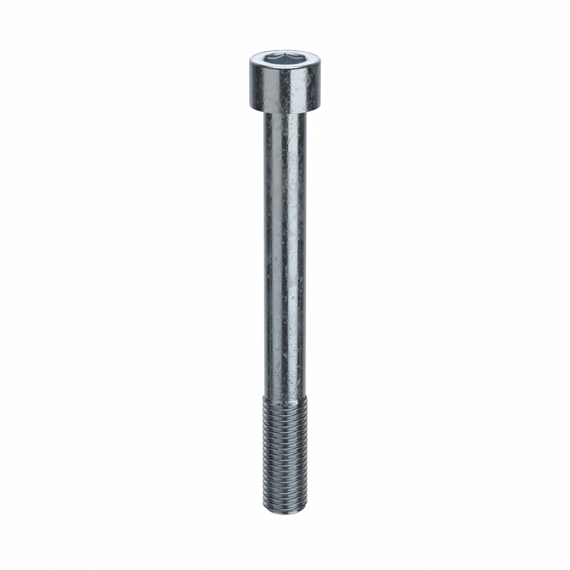Socket Head Cap Screw: 3/4"-10 Thread Size, 7 in Lg, Std, Zinc Plated, Alloy Steel, 5 PK