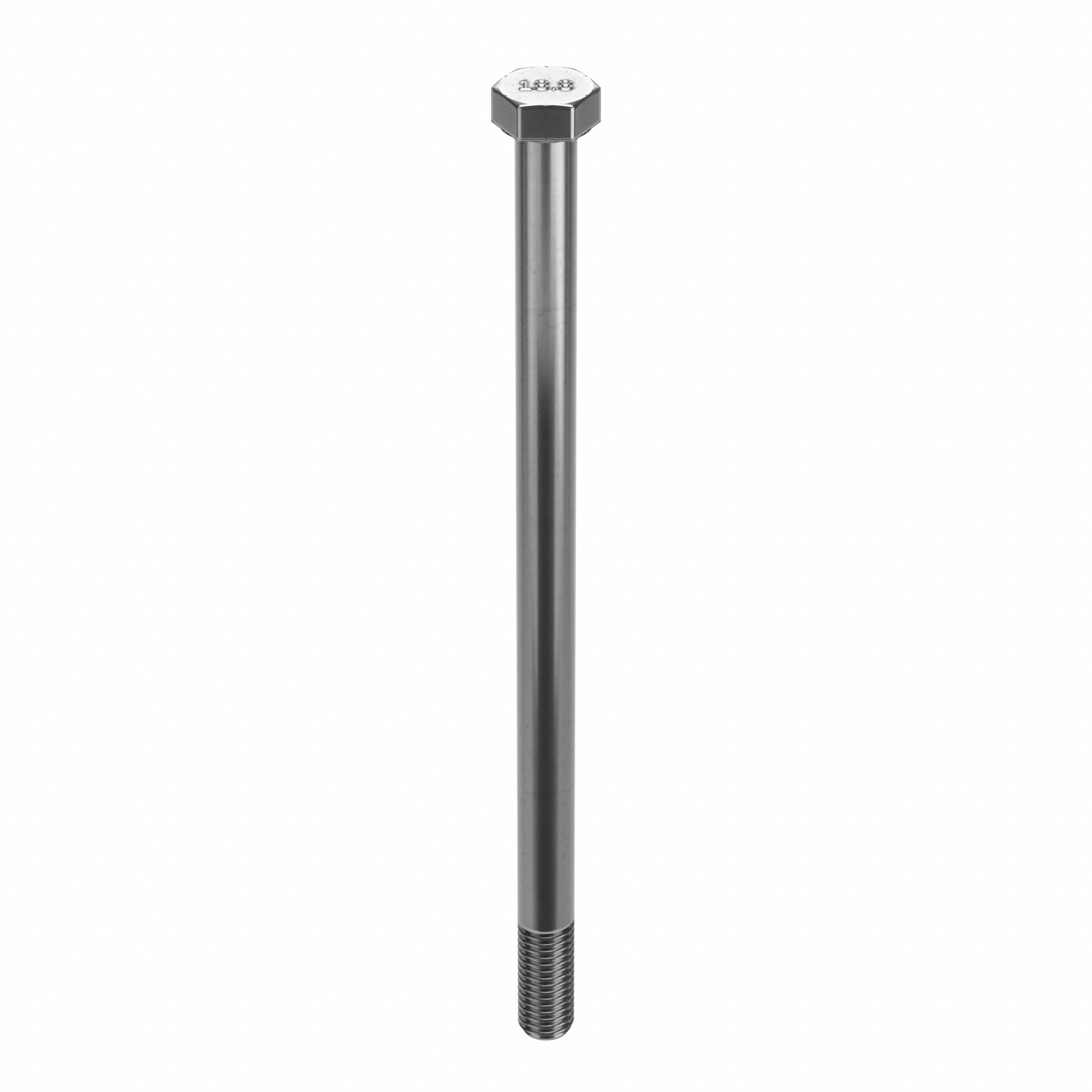 HEX HEAD CAP SCREW, STAINLESS STEEL, A2, PLAIN FINISH, ⅝