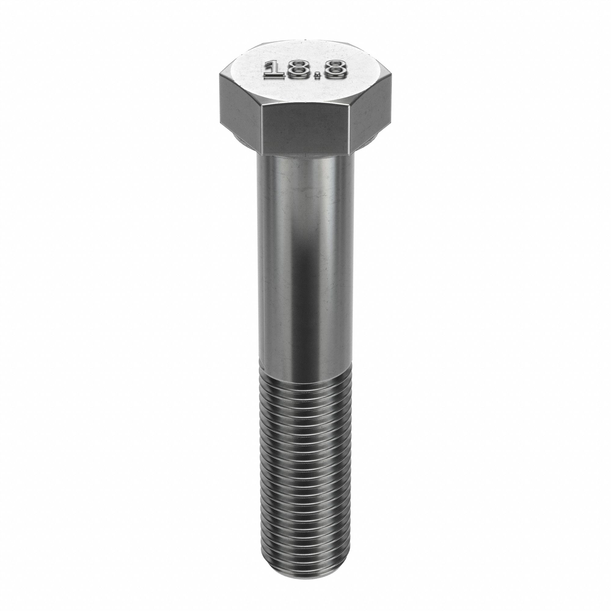 Hex Head Cap Screw: Stainless Steel, A2, Plain, 1/4"-28, Fine, 1 1/2 in lg, Globally Sourced, 100 PK