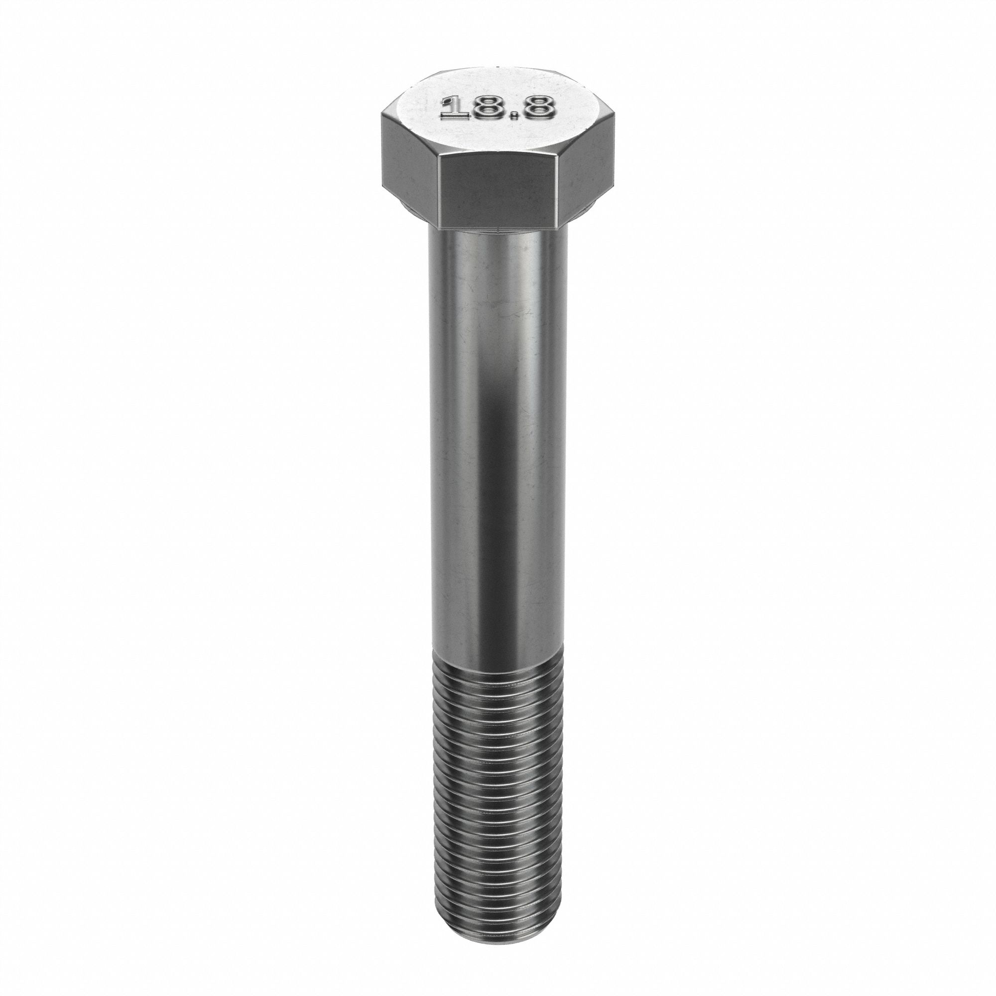 Hex Head Cap Screw: Stainless Steel, A2, Plain, 3/8"-24, Fine, 2 1/2 in lg, Globally Sourced, 25 PK