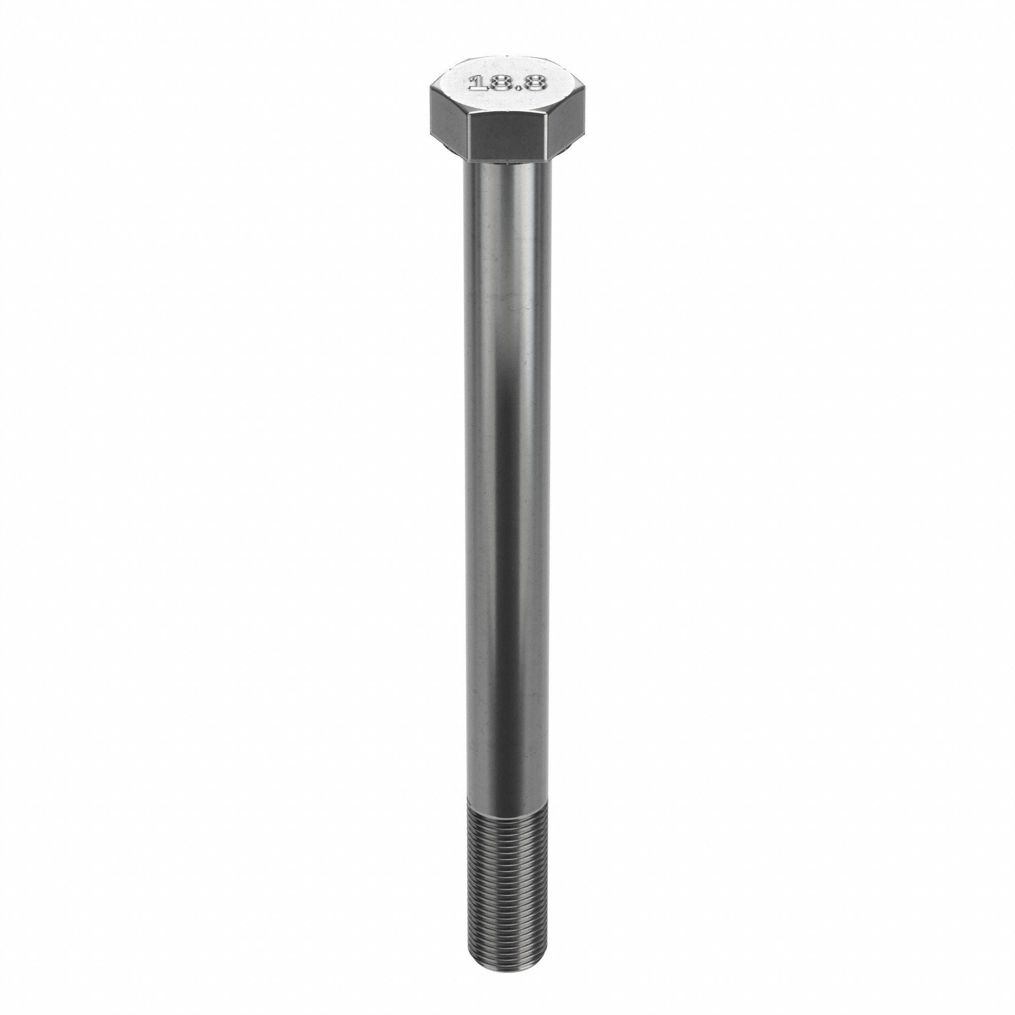 Hex Head Cap Screw: Stainless Steel, A2, Plain, 5/8"-18, Fine, 6 1/2 in lg, Globally Sourced, 5 PK