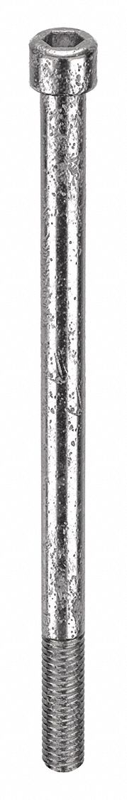 Socket Head Cap Screw: 5/16"-18 Thread Size, 5 1/2 in Lg, Std, Plain, Stainless Steel, 18-8, 10 PK