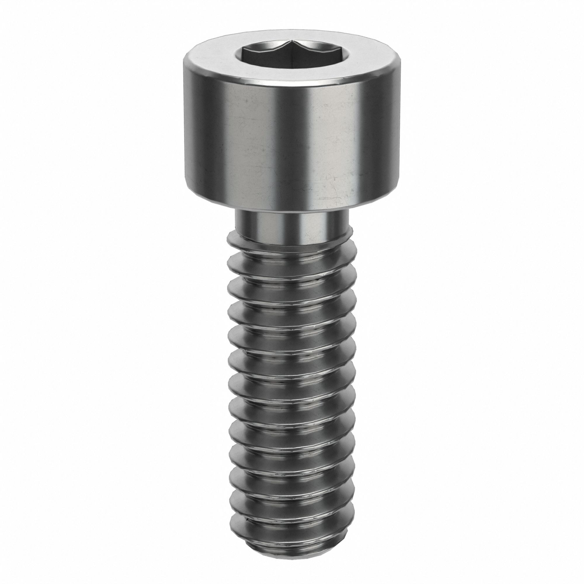 Socket Head Cap Screw: #5-40 Thread Size, 3/8 in Lg, Std, Plain, Stainless Steel, 316, 100 PK