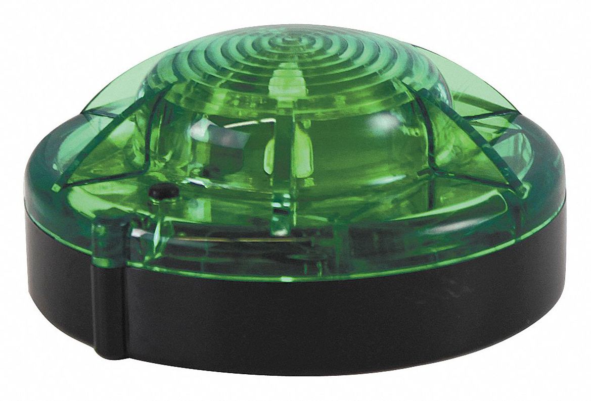 LED Road Flare: Puck LED Flare, 1 Flares Included, Green