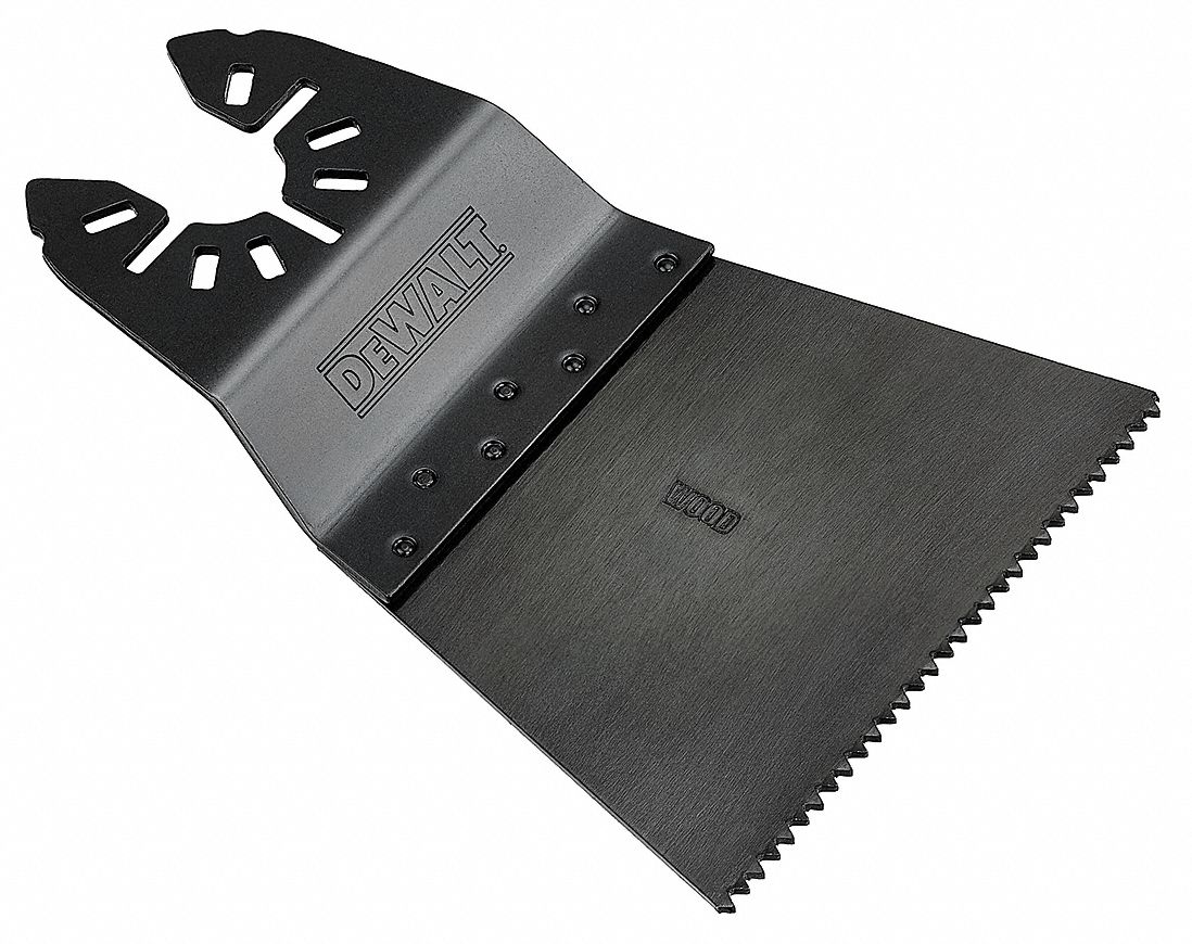 Oscillating Tool Blade: 2 1/2 in Blade Wd, 3 13/16 in Overall Lg, Plunge Cutting, Steel, Wood