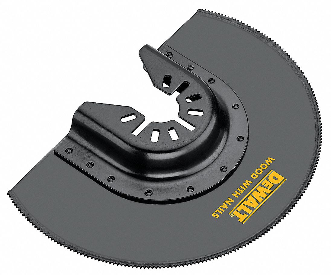 Oscillating Tool Blade: 4 in Blade Wd, 4 13/16 in Overall Lg, Flush Cutting, Steel