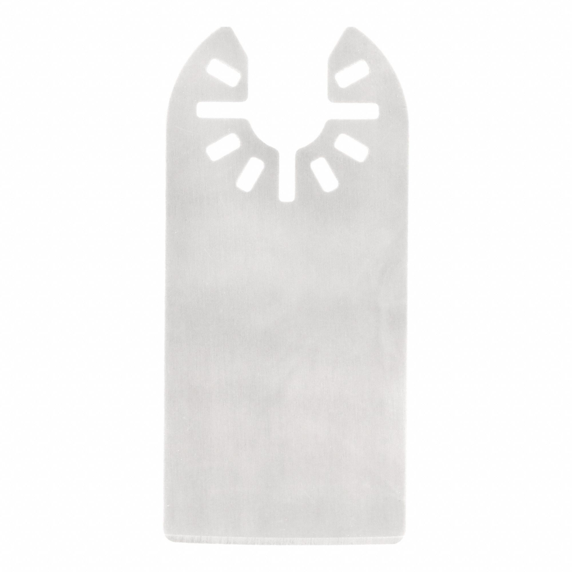 Oscillating Scraper Blade: Flex, 1 3/8 in Blade Wd, 2 3/4 in Blade Lg, Steel, 1 Pieces