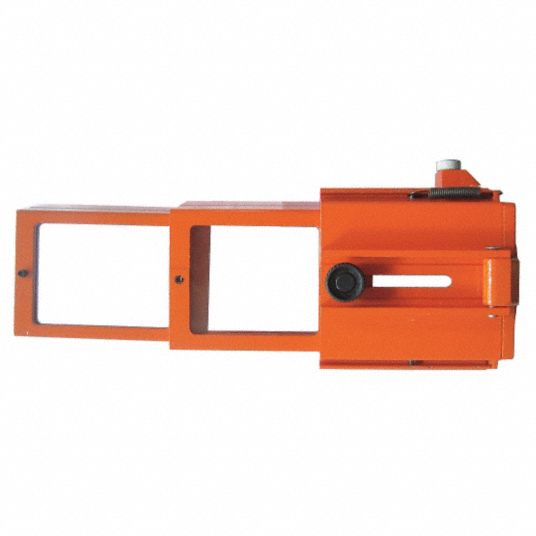 GRAINGER APPROVED Drill Press Guard Telescoping Guard, For 1 3/4 in to 3 1/2 in Quill Dia Range