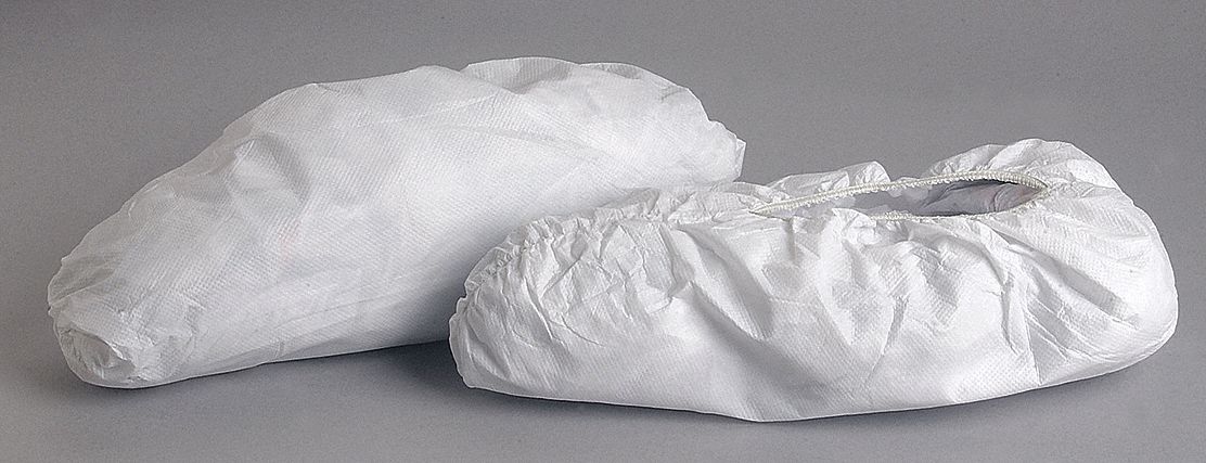 SHOE COVERS WHITE POLYETHYLENE POLYPROPYLENE UNIVERSAL 150 PK