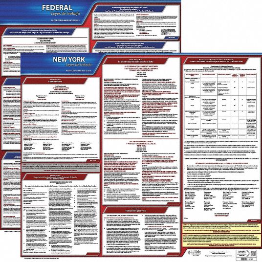 JJ KELLER, Federal and State Labor Law, NY, Labor Law Poster Kit ...