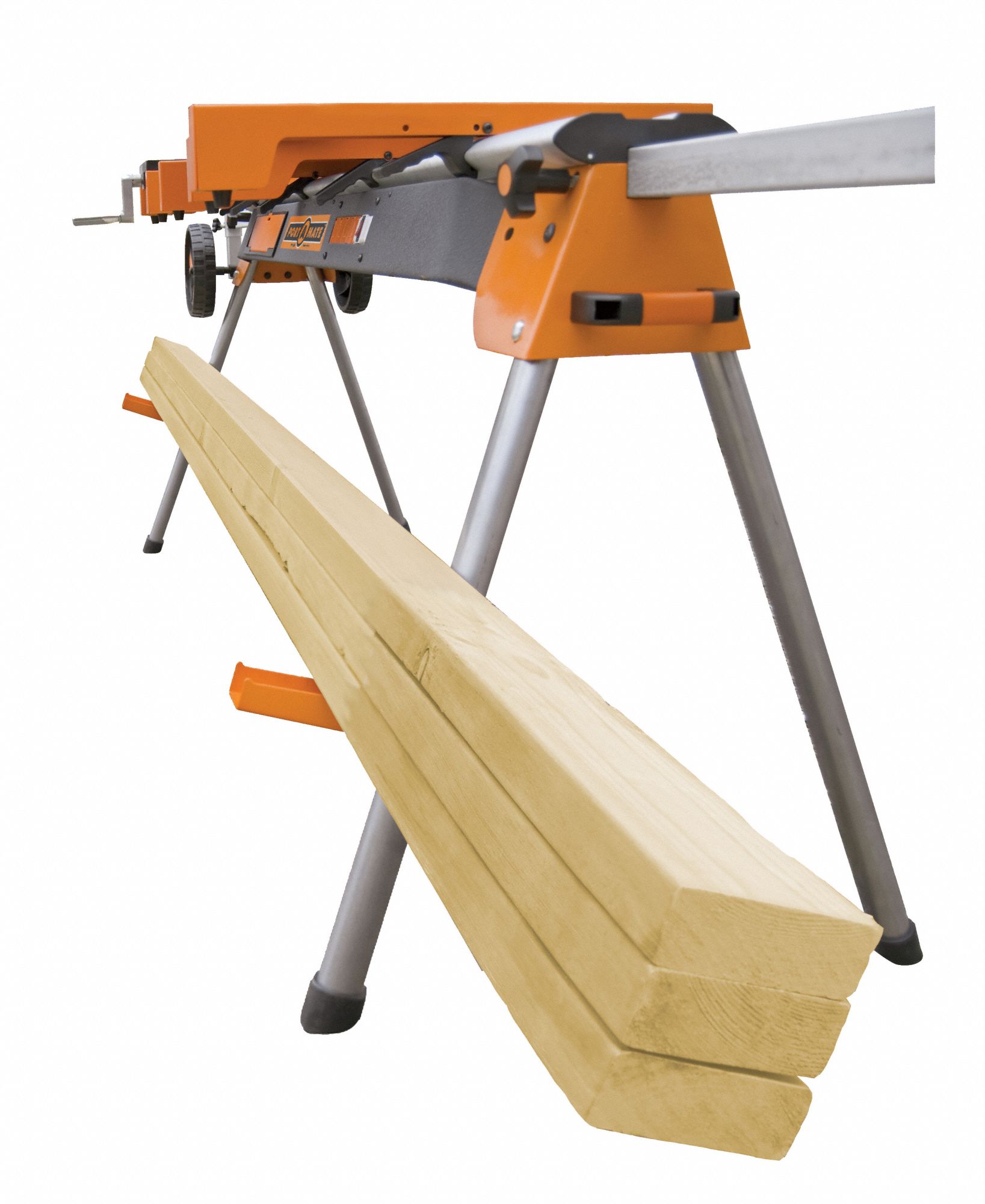 BORA PORTAMATE Miter Saw Stand 116 in Lg, 11 in Wd, 33 in Ht, All