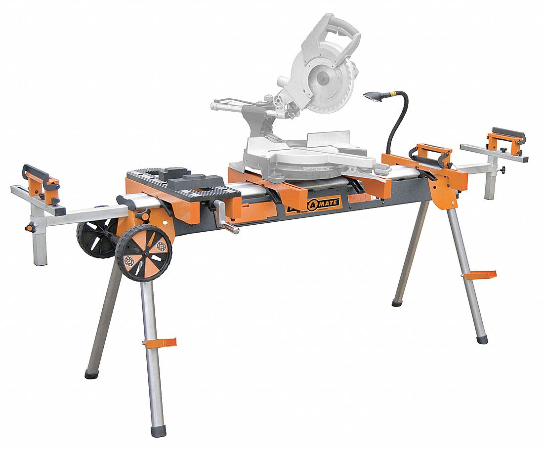 BORA PORTAMATE Miter Saw Stand, 116 in, For Use With All Miter Saws