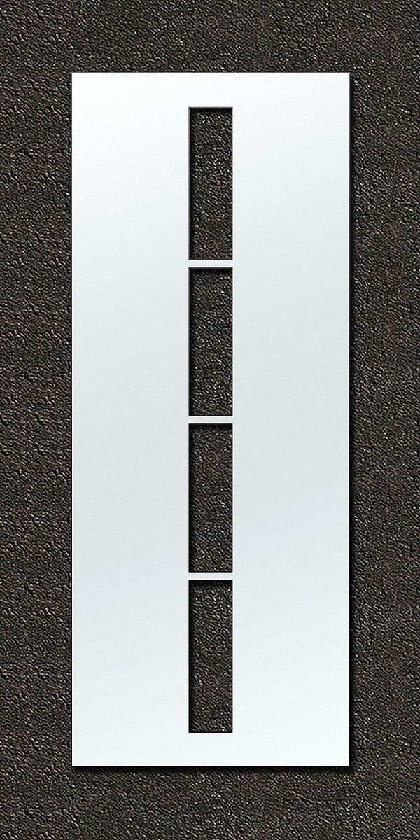 Individual Stencil: I, 48 in Overall Wd, 120 in Overall Ht, 0.125 in Thick, Polyethylene, 0.13 in