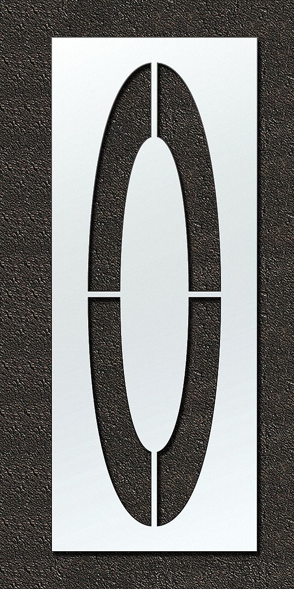 Individual Stencil: 0, 48 in Overall Wd, 132 in Overall Ht, 0.13 in Thick, 0.13 in