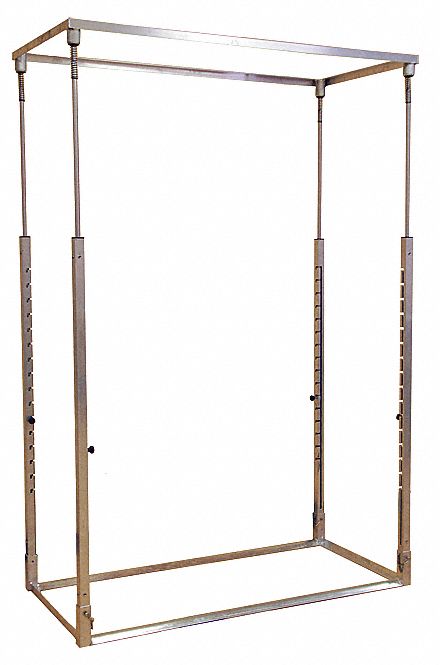 Particle Containment Frame: 31 in Overall Wd, 61 1/2 in Overall Lg, 96 in Overall Ht