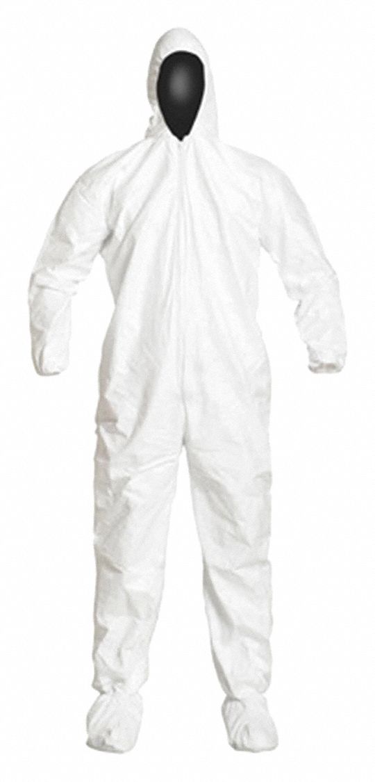 Coveralls: ISO 6 (Class 1, 000) and above, Tyvek® IsoClean®, Non-Sterile, Bulk, 2XL, 25 PK