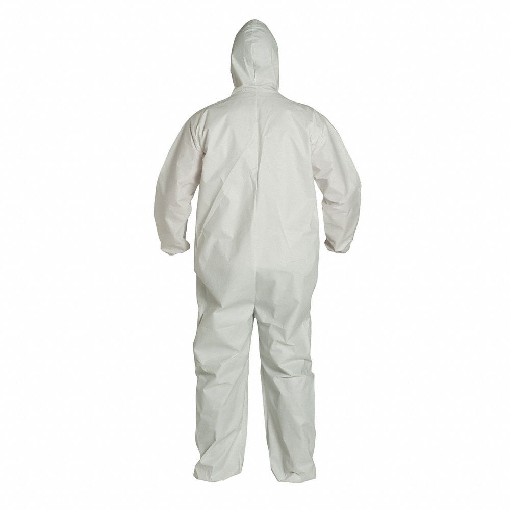 DUPONT Hooded Disposable Coveralls, Hooded, Size 2XL, PK 25 4LUL3
