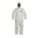 COLLARED DISPOSABLE COVERALLS, MICROPOROUS FILM, ELASTIC CUFFS/ANKLES, S, 25 PK