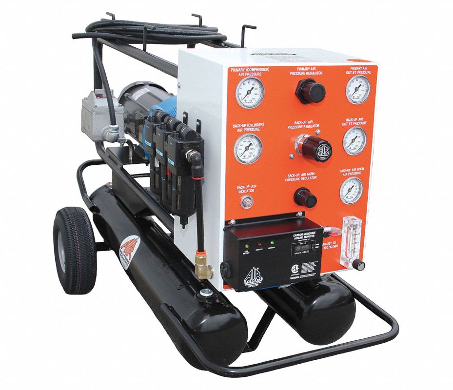 AIR SYSTEMS INTERNATIONAL Compresor Aire Respirable,125 psi