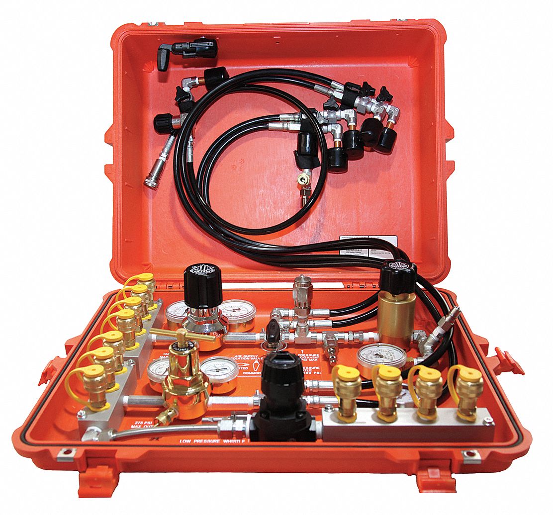 Portable Filtration Panel: 11 Users, 125 psi Max Pressure, CGA-347 Universal