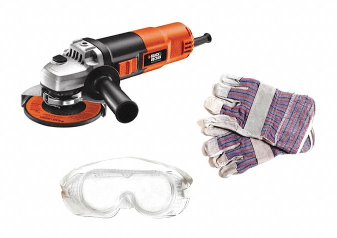 Esmeriladora Angular, 4-1/2", 6.8A, 11,000 rpm, 11,000 rpm, Deslizable, 12", Sólo Herramienta