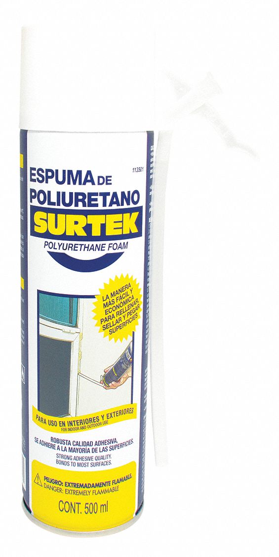 113501 SURTEK Espuma de poliuretano uso industrial 16.9 fl oz