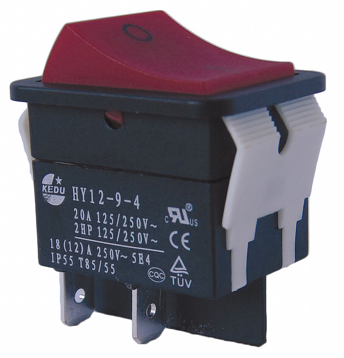 KEDU HY12-9-3 6Pins Industrial Electric Rocker Switch 125V Pushbutton Switches I4010111623