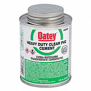 Oatey 30863 PVC Heavy Duty Cement Transparente 8 onzas