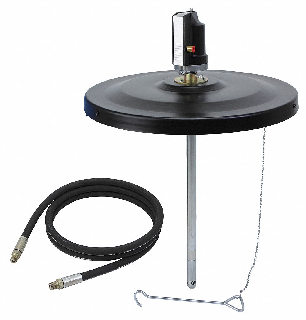 WESTWARD Grease Pump, Fits Container Size 400 lb/55 gal Drum, 2 53/64