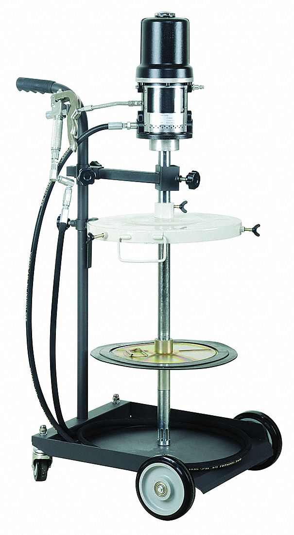 WESTWARD, Air, 501, Portable Grease Pump with Gun 29FX0329FX03
