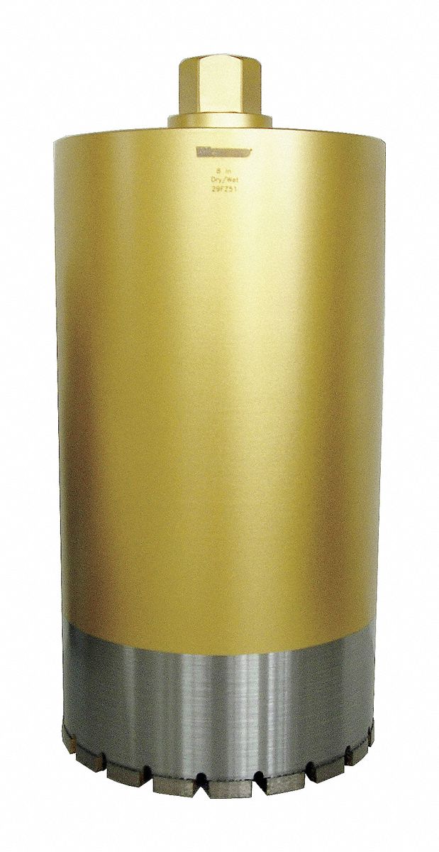 WESTWARD Coring Bit 9 in Core Dia, 14 in Max Drilling Dp, 16 in