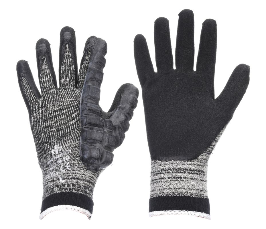 Impacto Guantes Para Martillo Grisnegro G Guantes Y Mitones Tejidos