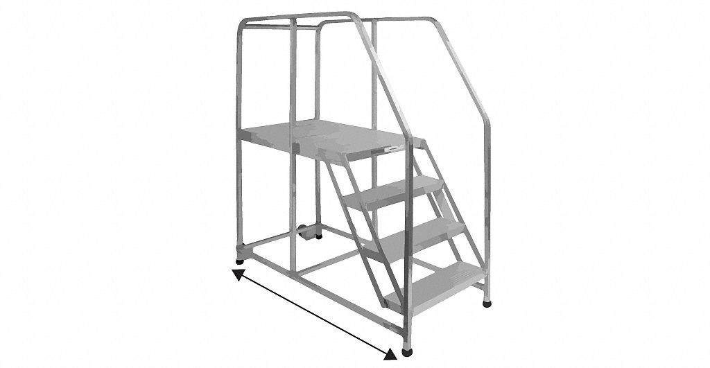 Mobile Work Platform Ladder