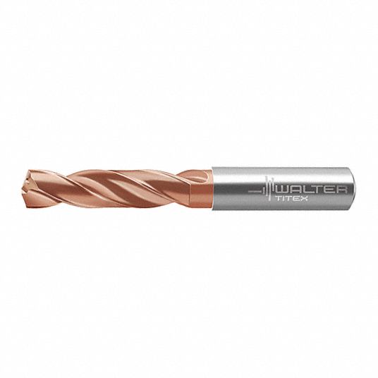 Walter Titex, 17.00 Mm Drill Bit Size, 123.00 Mm Overall Lg, Jobber 