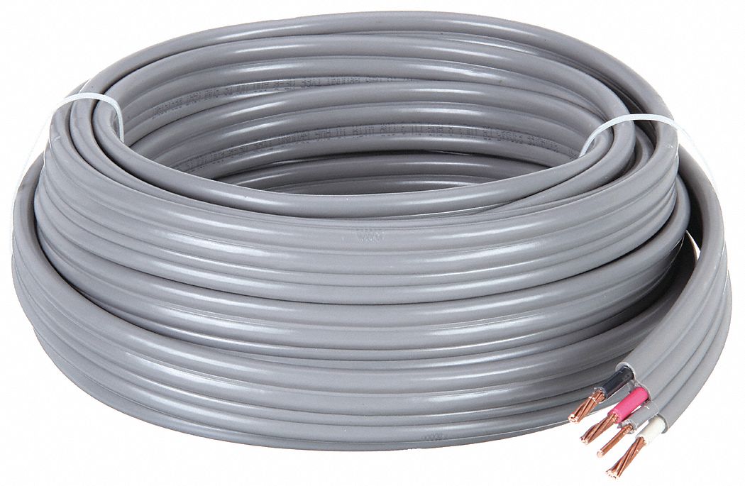 ROMEX 8 AWG 3 With Bare CU Ground Conductors Underground Feeder 