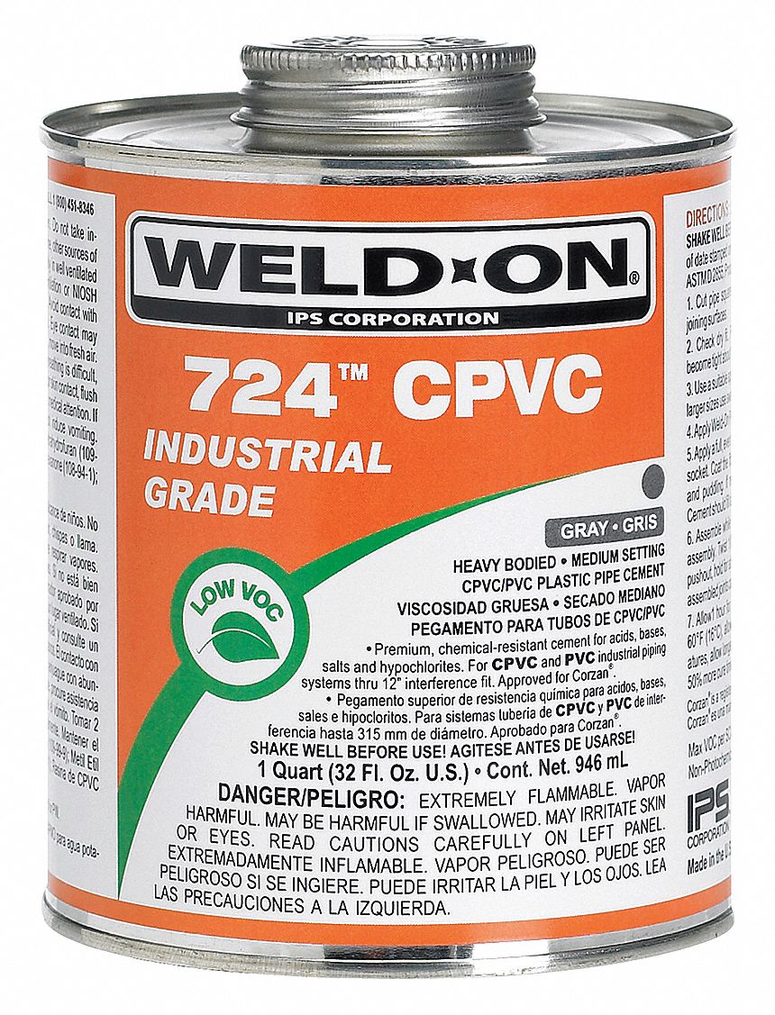 K8625 Pipe Cement 16 fl oz Gray